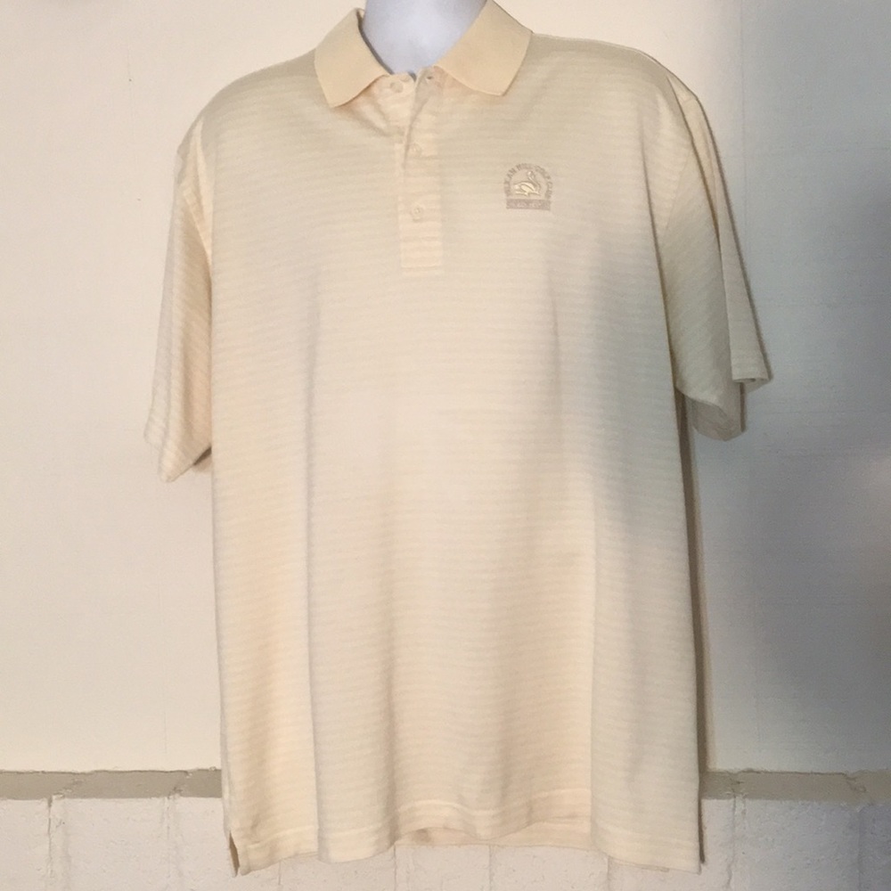GREG NORMAN POLO SHIRT YELLOW EXTRA LARGE.